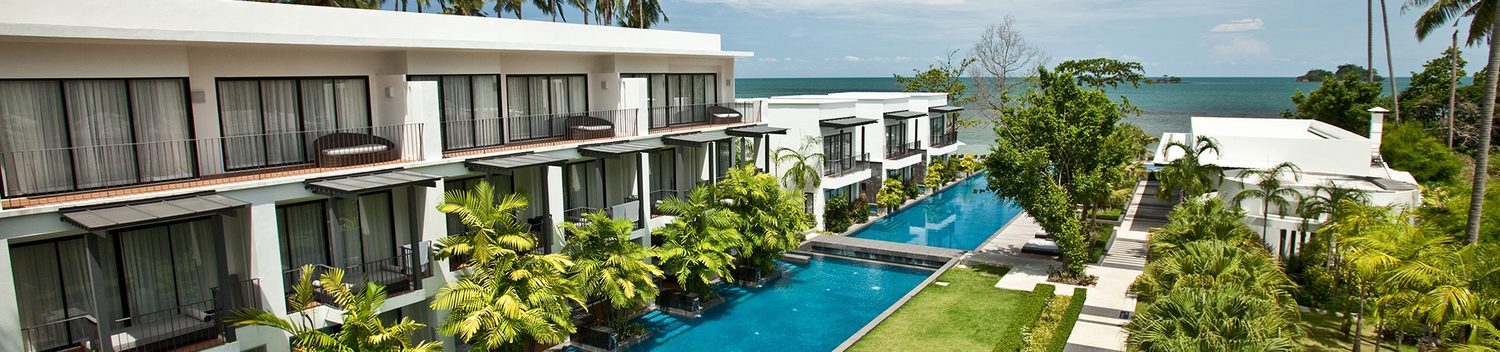 Villen entlang des Schwimmbeckens — The Chill Resort & Spa, Koh Chang