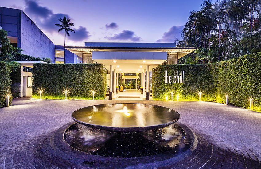 Der Eingang und der Brunnen — The Chill Resort & Spa, Koh Chang