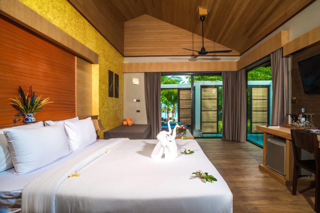 Schlafzimmer einer Villa — Weekender Resort