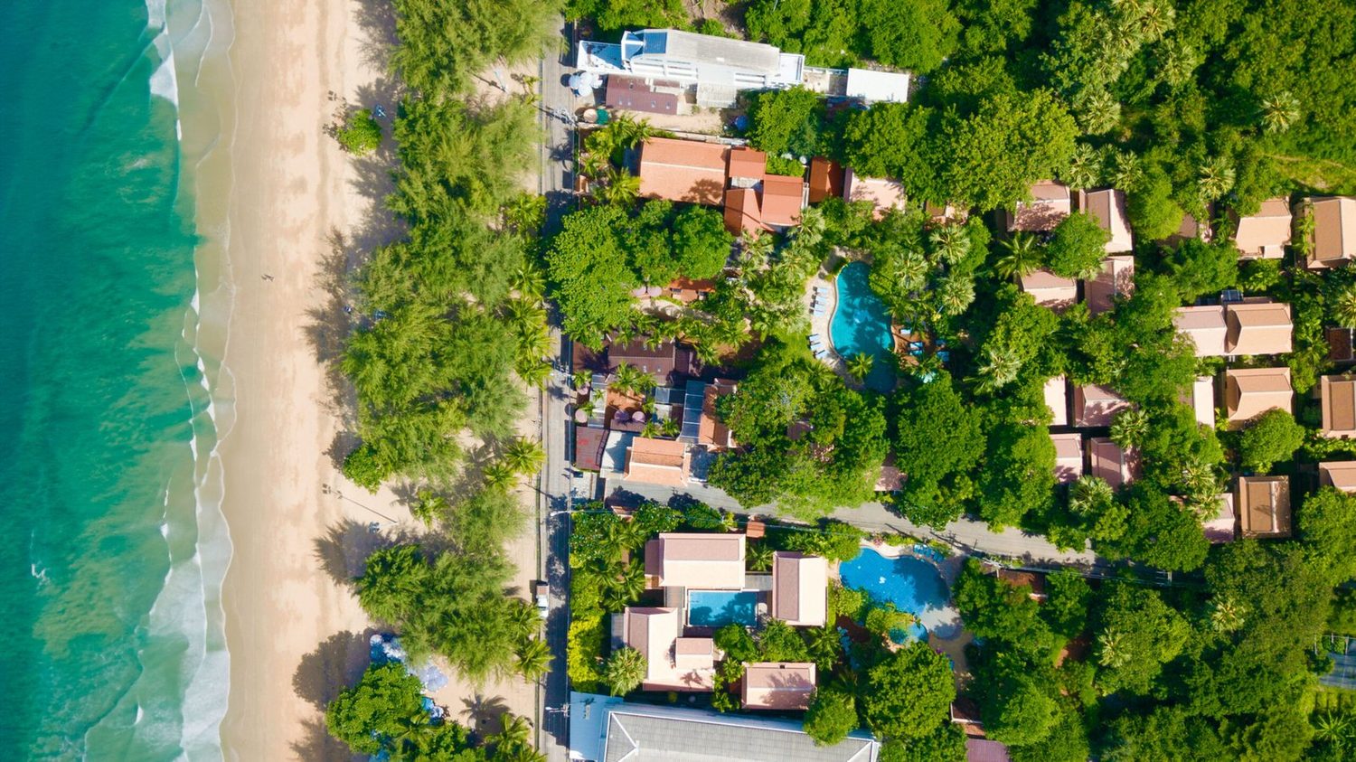 Das Resort am Dongtan Beach von oben — Rabbit Resort Pattaya