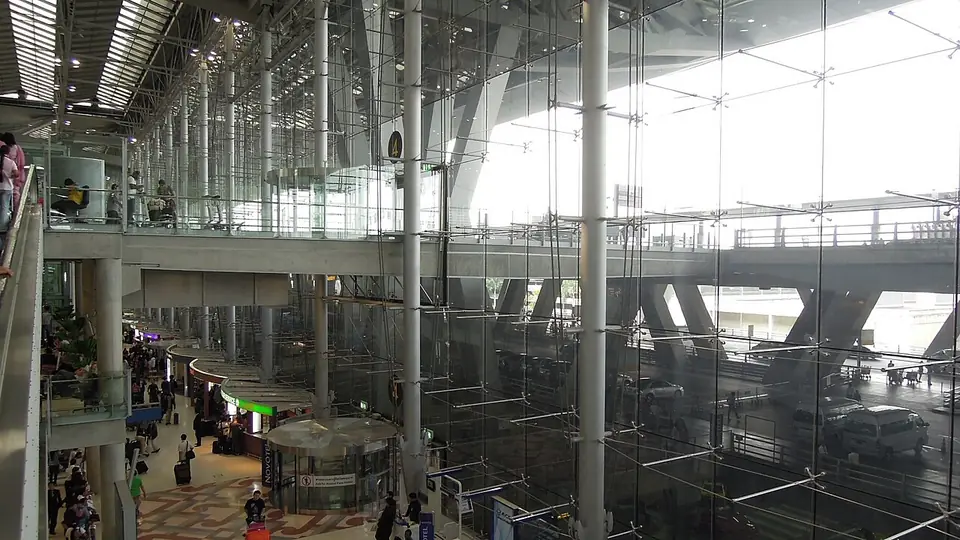 Arrivals level, Suvarnabhumi Airport