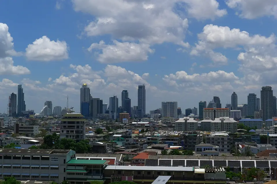 Downtown Bangkok by day