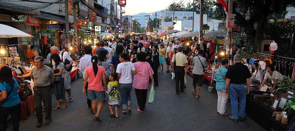 Sunday walking street, Chiang Mai