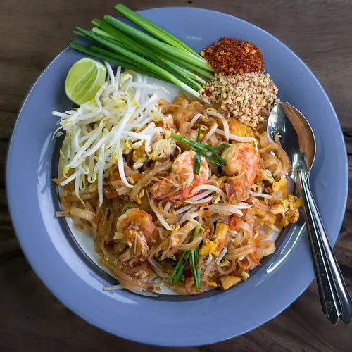 Pad thai and skewers from the night markets