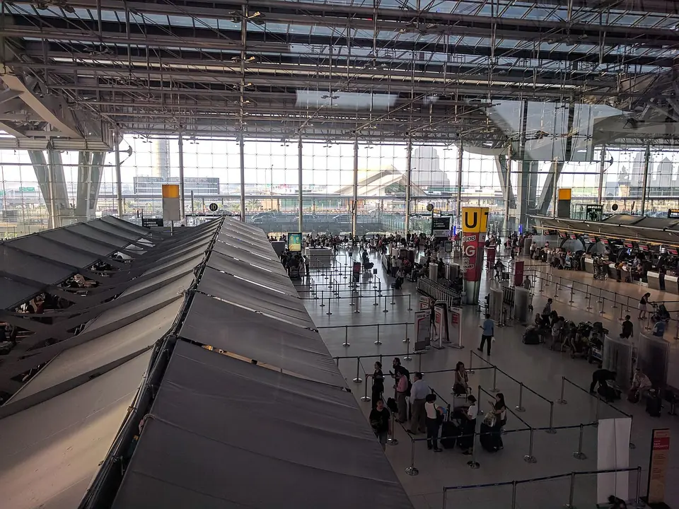 Suvarnabhumi Airport check-in area