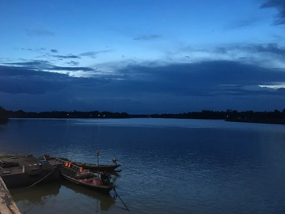 The Tapi River in Surat Thani