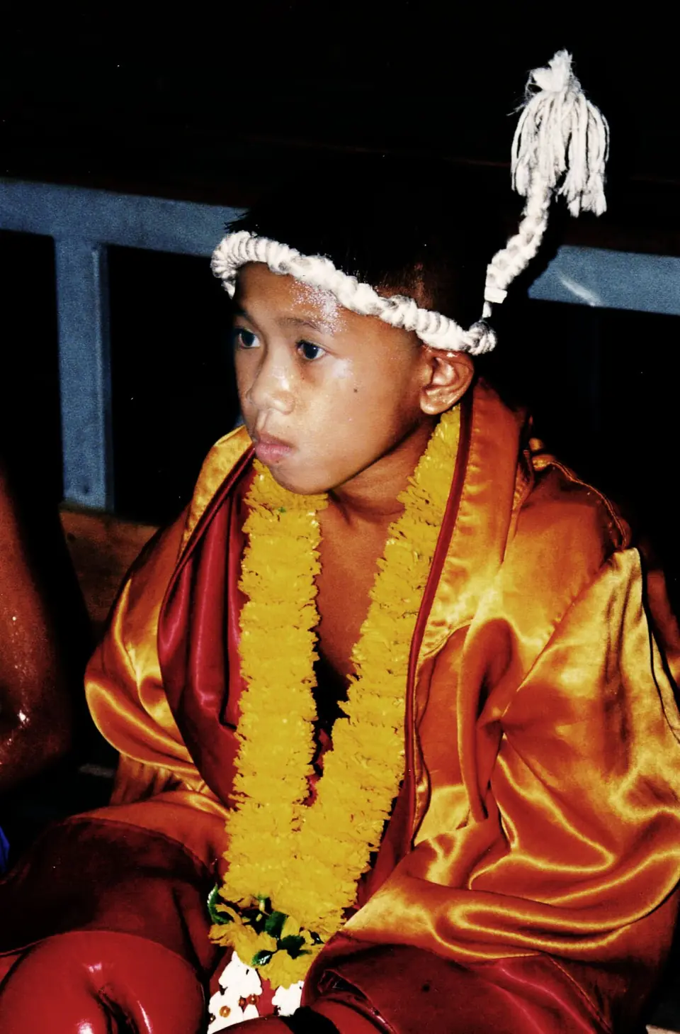 A young Thai fighter