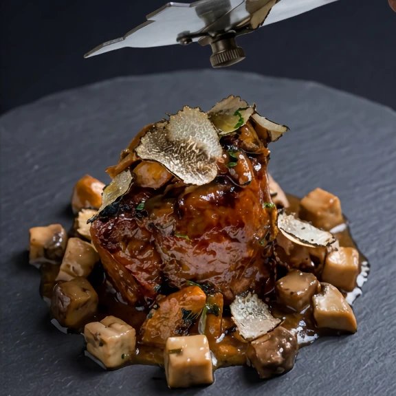 Ribeye with mushrooms and truffle — Pepenero