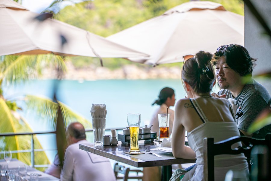Lunch on the terrace — The Cliff Bar & Grill