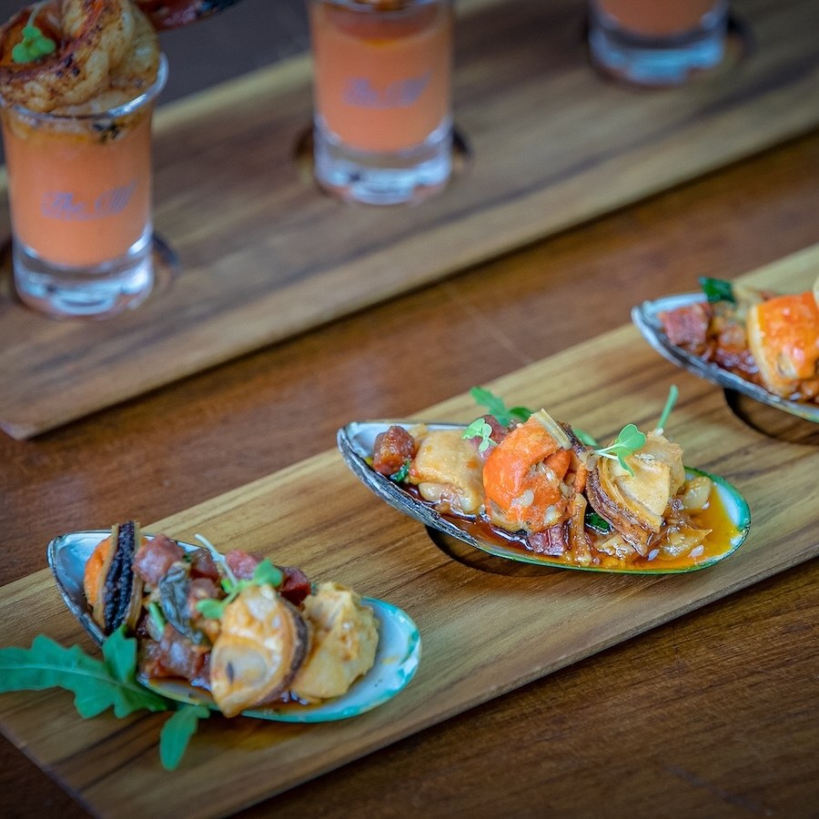 New Zealand mussels with Spanish chorizo, tapas menu 2025 — The Cliff Bar & Grill