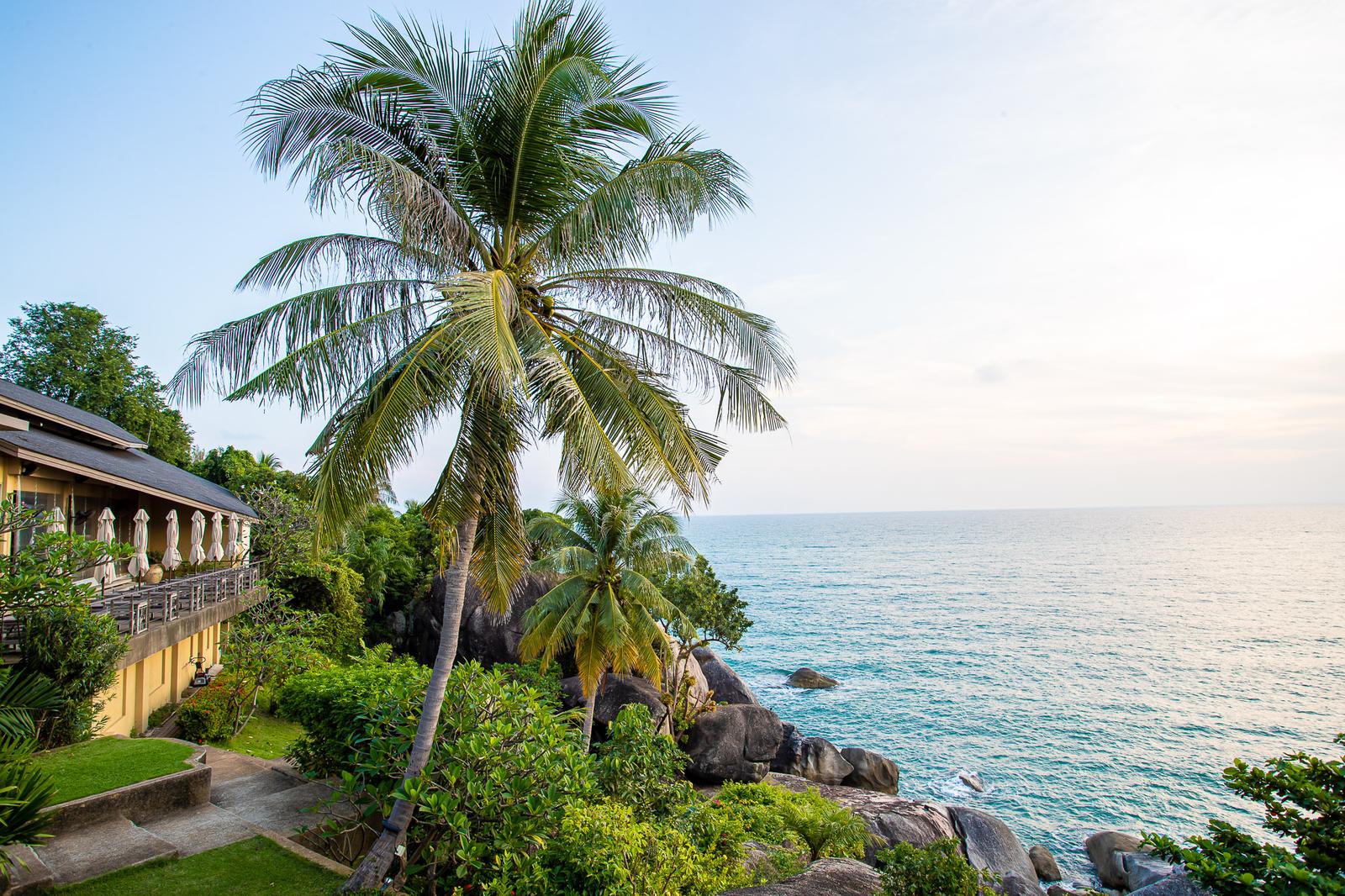 The view from the cliff over the Gulf of Thailand — The Cliff Bar & Grill